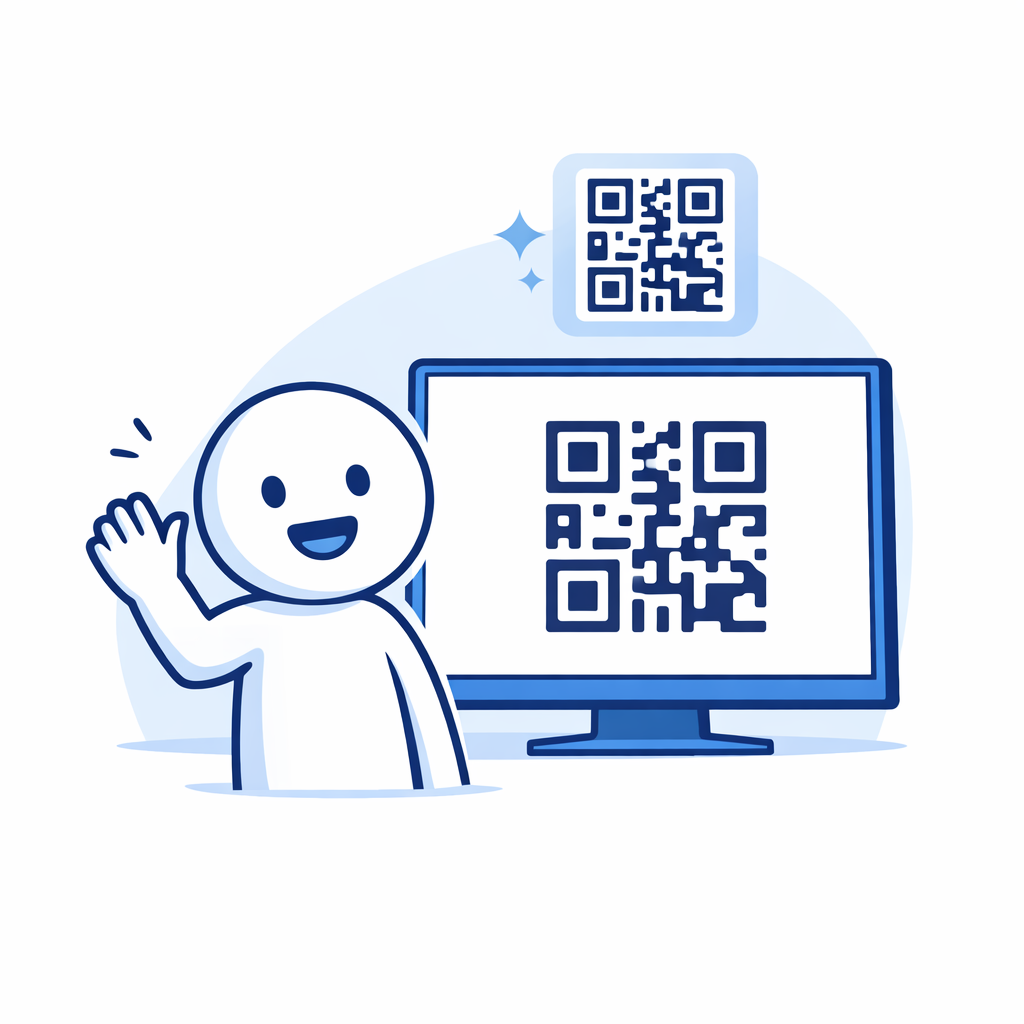 Get QR code step